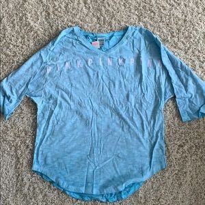 Quarter length sleeves PINK shirt